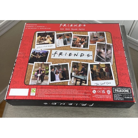 Friends TV Show Collage Jigsaw Puzzle - 1000 Pieces - 30in x 24in - New/Sealed - Picture 4 of 5